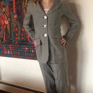 Moschino "Cheap Chic"   80's High waisted pant suit Vintage